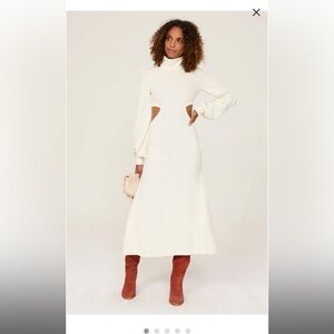NWT WeWoreWhat Cut Out Sweater Dress